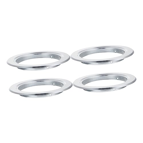 Abaodam 4 Stück Aluminium Breeding Box Schutzring für Vogelhäuser Innenmaß für Wellensittiche und Andere Vögel Praktische Nistkasten Zubehörteile von Abaodam