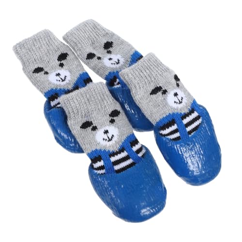 Abaodam 4 Stück Auswechselbare Hundesocken Wassersocken Für Drinnen Und Draußen Pfotenstiefel Hundeschuhe Hundesocken Für Draußen rutschfeste Hundesocken Haustier Anti Protektoren Abaodam 4 Stück Auswechselbare Hundesocken Wassersocken Für Drinnen Und Draußen Pfotenstiefel Hundeschuhe Hundesocken Für Draußen rutschfeste Hundesocken Haustier Anti Protektoren von Abaodam