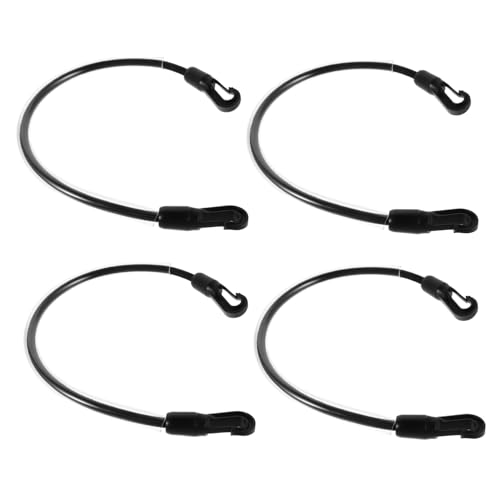 Abaodam 4 Stück Elastische Pferdedecken Beingurte mit Doppel Karabiner Dehnbar und Langlebig Einfache Befestigung für Sicheren bei Verschiedenen Pferdedecken und Wetterbedingungen von Abaodam