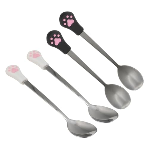 Abaodam 4 Stück Haustierfutterlöffel Katzen und Hundenapf Löffel mit Krallen Design für Nassfutter Dosen Langlebig und Spülmaschinenfest Abaodam 4 Stück Haustierfutterlöffel Katzen und Hundenapf Löffel mit Krallen Design für Nassfutter Dosen Langlebig und Spülmaschinenfest von Abaodam