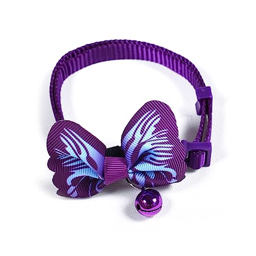 Abaodam 4 Stück Haustierhalsband für Und Katzenhalsband groß Halskette Glocke Name Verstellbarer Kragen Pu Abaodam 4 Stück Haustierhalsband für Und Katzenhalsband groß Halskette Glocke Name Verstellbarer Kragen Pu von Abaodam