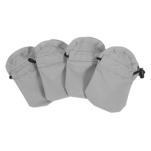 Abaodam 4 Stück Haustierschuhe wasserdichte Stiefel Für Hunde Kratzfeste Katzenfußschuhe Kleine Hundeschuhe Kratzfeste Katzenschuhe Welpenstiefel Welpenschuhe Hundestiefel von Abaodam
