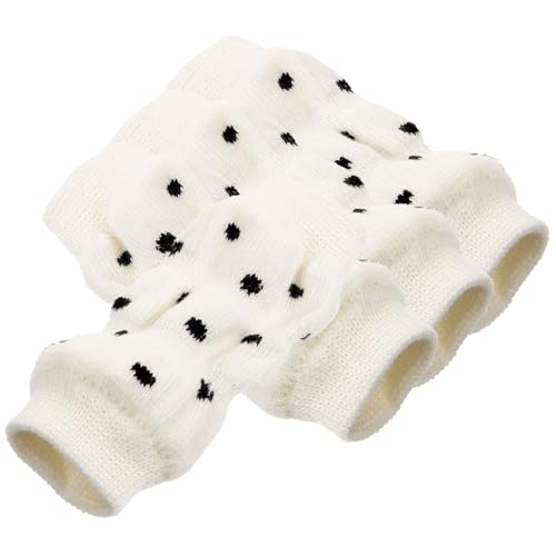 Abaodam 4 Stück Haustiersocken Für Hunde Hundesocke Klein Hundebein Groß Wickeln Ärmel Pfote Beine Hinten Drinnen Dichte Beinabdeckung Beinwärmer Für Haustiere Hundewärmer Weiß Baumwolle Abaodam 4 Stück Haustiersocken Für Hunde Hundesocke Klein Hundebein Groß Wickeln Ärmel Pfote Beine Hinten Drinnen Dichte Beinabdeckung Beinwärmer Für Haustiere Hundewärmer Weiß Baumwolle von Abaodam