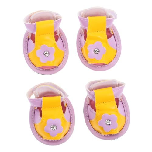 Abaodam 4 Stück Hundesandalen Bunte Pfotenschuhe Für Hunde Haustiersandalen Hundeschuhe Für Heiße Gehwege Schutzstiefel Süße Hundeschuhe Hundeschuhe Für Heiße Gehwege Xx Abaodam 4 Stück Hundesandalen Bunte Pfotenschuhe Für Hunde Haustiersandalen Hundeschuhe Für Heiße Gehwege Schutzstiefel Süße Hundeschuhe Hundeschuhe Für Heiße Gehwege Xx von Abaodam