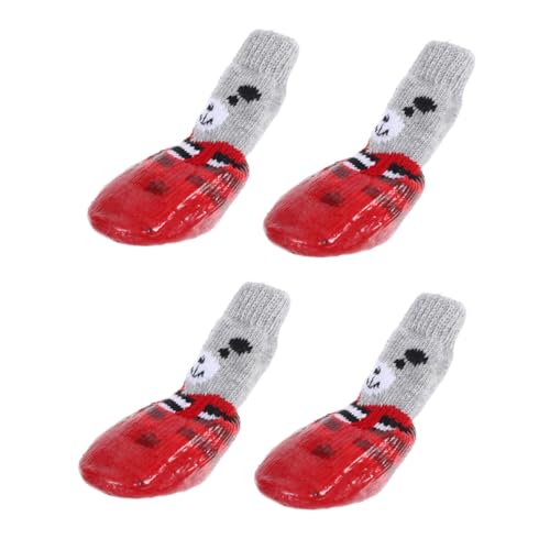Abaodam 4 Stück Hundezubehör Slipper Greifer Hundestiefel Hundestiefel Abdeckung Hunde Zehen Pfoten Wasserdicht Innenschutz Anti Haustiere Welpenschutz Füße Griffe Zubehör Socken Abaodam 4 Stück Hundezubehör Slipper Greifer Hundestiefel Hundestiefel Abdeckung Hunde Zehen Pfoten Wasserdicht Innenschutz Anti Haustiere Welpenschutz Füße Griffe Zubehör Socken von Abaodam