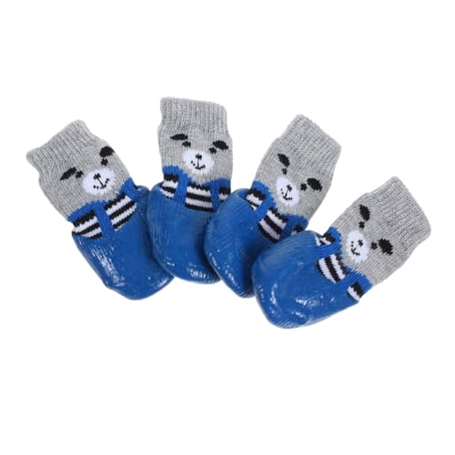 Abaodam 4 Stück Kompakte Baumwollsocken Hundeschutz Wasserdichtes Zubehör Greifer Stiefelgriffe Für Pfoten Verhindern DASS Haustiere Tragbare Baumwollsocken Blau Abaodam 4 Stück Kompakte Baumwollsocken Hundeschutz Wasserdichtes Zubehör Greifer Stiefelgriffe Für Pfoten Verhindern DASS Haustiere Tragbare Baumwollsocken Blau von Abaodam