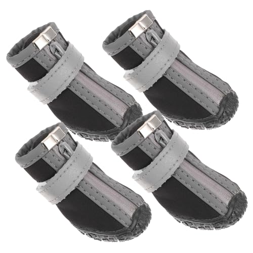 Abaodam 4 Stück Regenschuhe Für Hunde Klein Wasserdicht Stiefeletten Pfotenstiefel Schutz Outdoor Hunde Schneeschuhe Hundeschuhe Hunderegenschuhe Welpenschuhe Katzenschuhe Abaodam 4 Stück Regenschuhe Für Hunde Klein Wasserdicht Stiefeletten Pfotenstiefel Schutz Outdoor Hunde Schneeschuhe Hundeschuhe Hunderegenschuhe Welpenschuhe Katzenschuhe von Abaodam