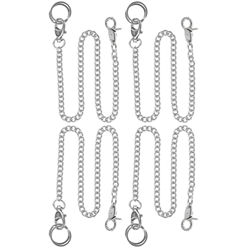 Abaodam 4 Stück Taillenkette Aus Metall Ketten Hose Jeanskette Hosenkette Punk-gürtelkette Biker-kostüm Biker-hip-hop Biker-hip-hop Brieftasche Kette Popularität Männer Und Frauen Kleidung von Abaodam