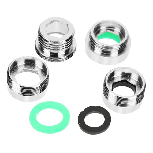 Abaodam 4 Stück Teiliges Adapterset Passend für Gängige Spülen und Wasserhähne mit Hervorragendem Rostschutz und Präzisem Gewinde für Wasserfilter Anwendungen Abaodam 4 Stück Teiliges Adapterset Passend für Gängige Spülen und Wasserhähne mit Hervorragendem Rostschutz und Präzisem Gewinde für Wasserfilter Anwendungen von Abaodam
