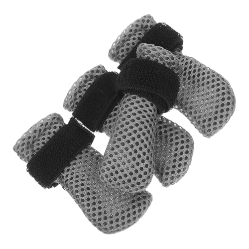 Abaodam 4 Stück Teiliges Graue Katzenpfotenschuhe aus Weichem Rutschfestem Material mit Kratzfestem Design Sicherer Sitz für Baden Fellpflege und Medikamentengabe Geeignet für Abaodam 4 Stück Teiliges Graue Katzenpfotenschuhe aus Weichem Rutschfestem Material mit Kratzfestem Design Sicherer Sitz für Baden Fellpflege und Medikamentengabe Geeignet für von Abaodam