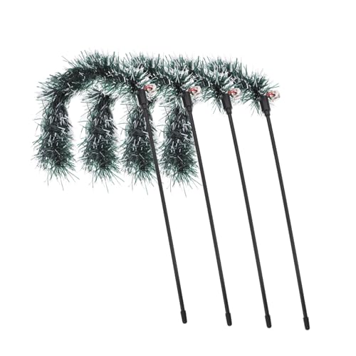 Abaodam 4 Stück Teiliges Katzenangel Spielzeugset Interaktive Katzenspielzeuge mit Glockenstäben Fördert die Spielinstinkte von Katzen und Kätzchen Weihnachten und Gemeinsame Abaodam 4 Stück Teiliges Katzenangel Spielzeugset Interaktive Katzenspielzeuge mit Glockenstäben Fördert die Spielinstinkte von Katzen und Kätzchen Weihnachten und Gemeinsame von Abaodam