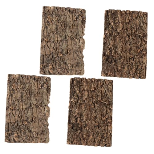 Abaodam 4 Stück Terrarium Korkrinde Dekorative Hintergrundgestaltung für Reptilien Natürliche Klettermatte für Terrarien Sicherer Lebensraum für Gecko Co Abaodam 4 Stück Terrarium Korkrinde Dekorative Hintergrundgestaltung für Reptilien Natürliche Klettermatte für Terrarien Sicherer Lebensraum für Gecko Co von Abaodam