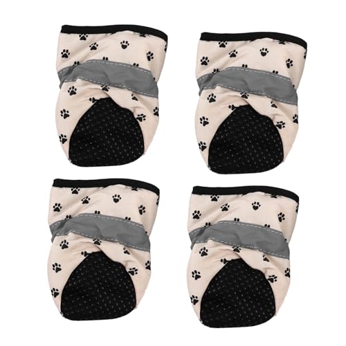 Abaodam 4 Stück wasserdichte Haustierschuhe Stiefel Für Hunde Hundezubehör Für Kleine Hunde wasserdichte Hundeschuhe Pfoten Hundepfotenschutz Welpenstiefel Welpenschuhe Abaodam 4 Stück wasserdichte Haustierschuhe Stiefel Für Hunde Hundezubehör Für Kleine Hunde wasserdichte Hundeschuhe Pfoten Hundepfotenschutz Welpenstiefel Welpenschuhe von Abaodam