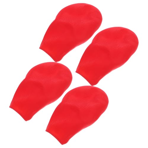 Abaodam 4 Stück wasserdichte Hundeschuhe rutschfeste Regenstiefel für Hunde Rot Strapazierfähige und Bequeme Pfotenschutz Schuhe für Outdoor Aktivitäten für Katzen und Hunde Abaodam 4 Stück wasserdichte Hundeschuhe rutschfeste Regenstiefel für Hunde Rot Strapazierfähige und Bequeme Pfotenschutz Schuhe für Outdoor Aktivitäten für Katzen und Hunde von Abaodam