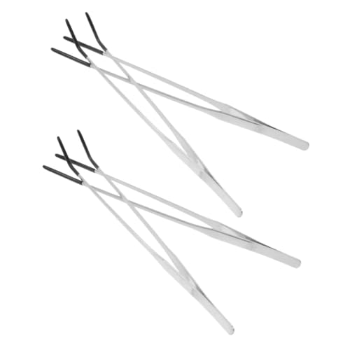 Abaodam 4 Stücke Tweezers für Aquarien und Terrarien Gerade und Gebogene Werkzeuge für Füttern und Pflanzenpflege Abaodam 4 Stücke Tweezers für Aquarien und Terrarien Gerade und Gebogene Werkzeuge für Füttern und Pflanzenpflege von Abaodam