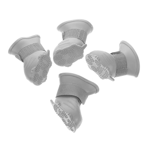 Abaodam 4-teilige Regenstiefel Für Haustiere, Wasserdicht Und rutschfest, Hundeschuhe Aus Gummi, Bequemer Welpenpfotenschutz Für Kleine Und Mittelgroße Hunde, Outdoor-hundefußabdeckungen Abaodam 4-teilige Regenstiefel Für Haustiere, Wasserdicht Und rutschfest, Hundeschuhe Aus Gummi, Bequemer Welpenpfotenschutz Für Kleine Und Mittelgroße Hunde, Outdoor-hundefußabdeckungen von Abaodam