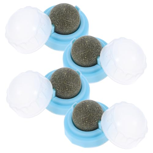 Abaodam 4Stücke Essbarer Rotierender Lutscher für Zahnpflege und Spielspaß Wandmontage Fördert und Katzen Abaodam 4Stücke Essbarer Rotierender Lutscher für Zahnpflege und Spielspaß Wandmontage Fördert und Katzen von Abaodam