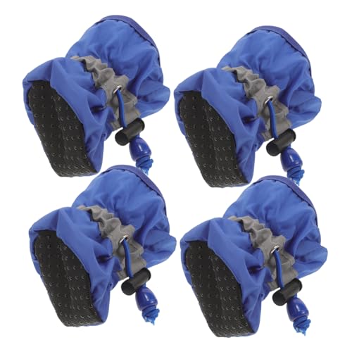 Abaodam 4Stücke Hundeschuhe wasserdichte Hundestiefel für Kleine bis Mittelgroße rutschfeste Pfotenschutz Schuhe für Wetterlagen XXXL Abaodam 4Stücke Hundeschuhe wasserdichte Hundestiefel für Kleine bis Mittelgroße rutschfeste Pfotenschutz Schuhe für Wetterlagen XXXL von Abaodam