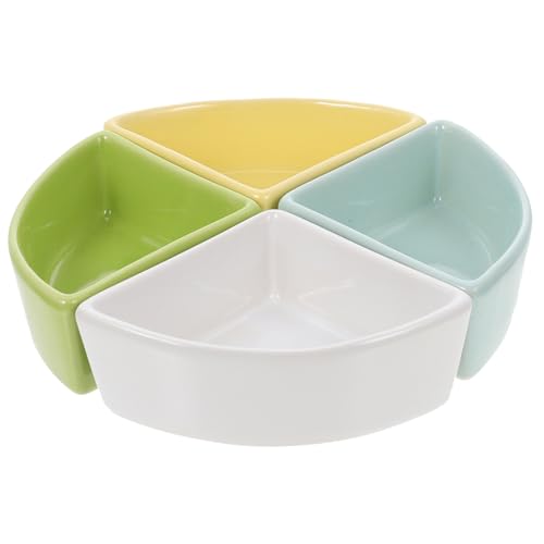 Abaodam 4Stücke Keramik Futter und Wassernapf für Hamster und Meerschweinchen rutschfest und Langlebig Geeignet für Kleine Haustiere Einfache und Sichere Nutzung Abaodam 4Stücke Keramik Futter und Wassernapf für Hamster und Meerschweinchen rutschfest und Langlebig Geeignet für Kleine Haustiere Einfache und Sichere Nutzung von Abaodam