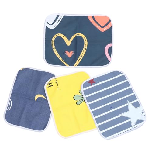 Abaodam 4Stücke Meerschweinchen Käfigeinlagen Waschbare Wiederverwendbare Pads für Kleine Wasserabsorbierend für Hamster und Andere Nagetiere Abaodam 4Stücke Meerschweinchen Käfigeinlagen Waschbare Wiederverwendbare Pads für Kleine Wasserabsorbierend für Hamster und Andere Nagetiere von Abaodam