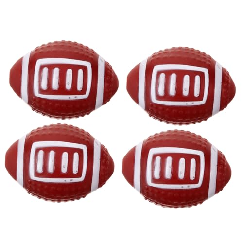 Abaodam 4Stücke Rugby Hundebeißspielzeug Langlebiges Kauspielzeug Für Interaktives Tierspielzeug Wackelball Für Welpen Aktives Abaodam 4Stücke Rugby Hundebeißspielzeug Langlebiges Kauspielzeug Für Interaktives Tierspielzeug Wackelball Für Welpen Aktives von Abaodam