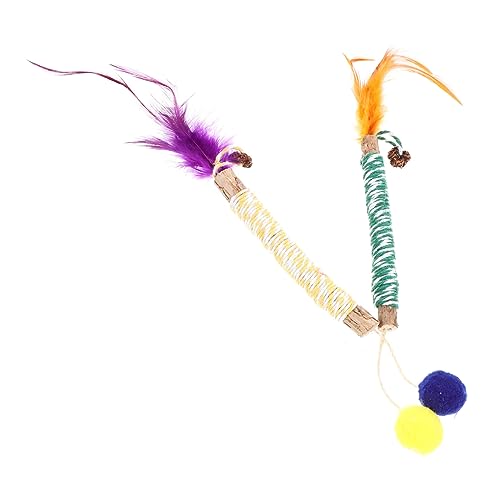 Abaodam 4Stücke Silvervine Katzenspielzeug Kaustangen Für Katzen Stimulierendes Zur Mundgesundheit Für Katzen Alters Gelben Und Grünen Sticks Abaodam 4Stücke Silvervine Katzenspielzeug Kaustangen Für Katzen Stimulierendes Zur Mundgesundheit Für Katzen Alters Gelben Und Grünen Sticks von Abaodam