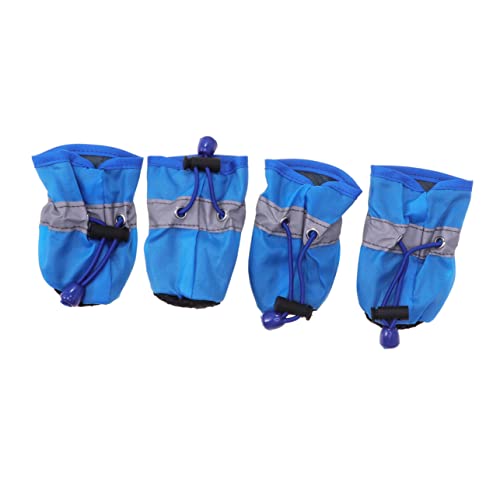 Abaodam 4Stücke rutschfeste Hundeschuhe für Kleine und Schneestiefel für Welpen Bequem Optimaler Pfotenschutz Abaodam 4Stücke rutschfeste Hundeschuhe für Kleine und Schneestiefel für Welpen Bequem Optimaler Pfotenschutz von Abaodam