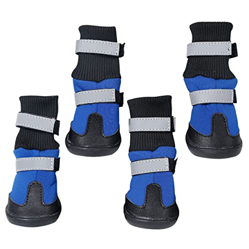 Abaodam 4Stücke wasserdichte Haustier Hundeschuhe rutschfeste Winterschuhe Für Mittelgroße Und Große Für Schneewandern Und Outdoor Aktivitäten Abaodam 4Stücke wasserdichte Haustier Hundeschuhe rutschfeste Winterschuhe Für Mittelgroße Und Große Für Schneewandern Und Outdoor Aktivitäten von Abaodam