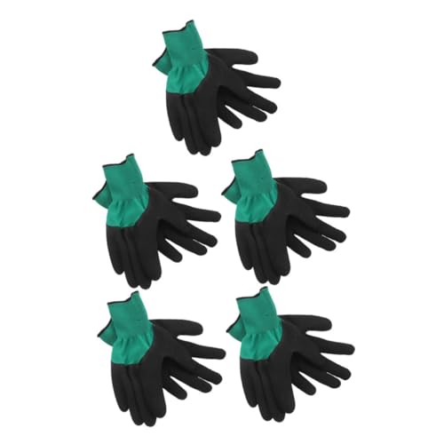 Abaodam 5 Paare Kratzfeste Handschuhe für Kleine Tiere mit Flexiblem Fünf Finger Design Schutz für Hamster Vögel Papageien Eichhörnchen für Training und Sichere Handhabung von Abaodam