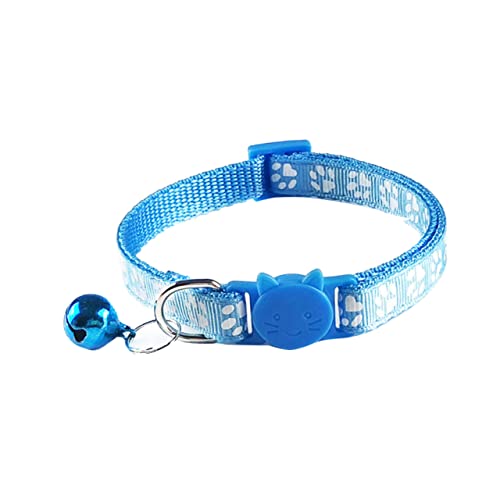 Abaodam 5 Stück Glockenhalsband für Haustiere Zubehör für Haustierketten Kätzchenzubehör Sicherheitshalsbänder für Katzen verstellbare Kätzchenhalsbänder Kätzchen Zubehör von Abaodam