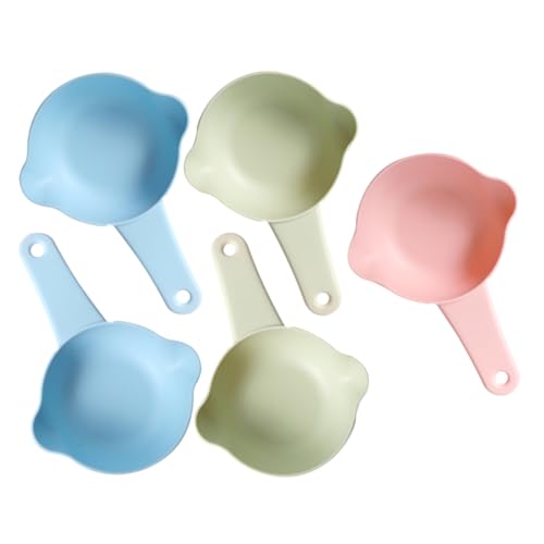 Abaodam 5 Stück Hundefutterschaufel Set Löffel Für Hundefutter Messlöffel Für Haustiere Schaufel Für Hundefutter Hundefutterlöffel Schaufel Für Tiernahrung Essen Plastik Zufällige Farbe von Abaodam