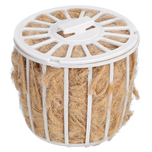 Abaodam 5 Stück natürliches Vogel-Nistmaterial Baumwolle Jute Bettwäsche für Vögel für Kanarienvögel und Sittiche und Nistzubehör mit Korb Abaodam 5 Stück natürliches Vogel-Nistmaterial Baumwolle Jute Bettwäsche für Vögel für Kanarienvögel und Sittiche und Nistzubehör mit Korb von Abaodam