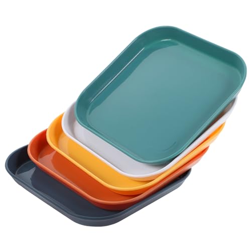 Abaodam 5Stücke Katzenschalen Unzerbrechliche Flache Futterplatten für Katzen Ergonomisches Design für Komfortables Fressen für Nassfutter und Snacks Stabile Abaodam 5Stücke Katzenschalen Unzerbrechliche Flache Futterplatten für Katzen Ergonomisches Design für Komfortables Fressen für Nassfutter und Snacks Stabile von Abaodam