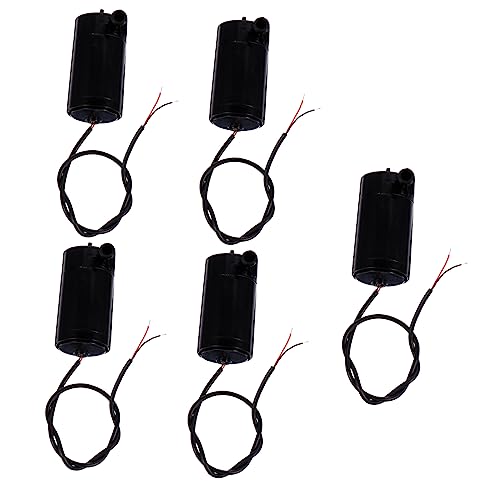 Abaodam 5Stücke Mini Tauchpumpe Mikromotor Wasserpumpe für Aquarien Kompakte DIY Lösung Energieeffizient Installieren für Kleine Springbrunnen und Fischtanks von Abaodam