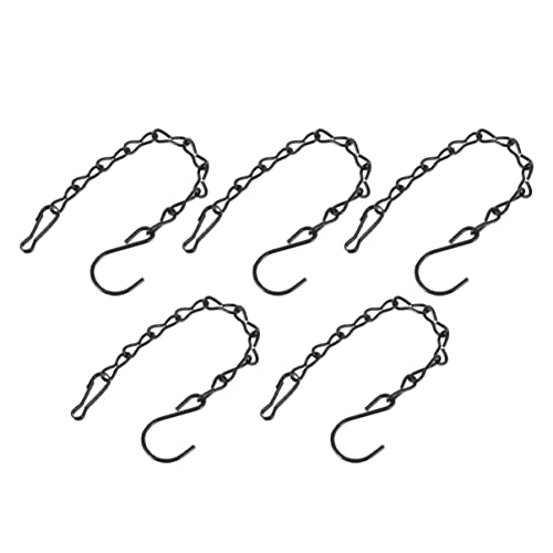Abaodam 5Stücke Teiliges Hängende Kette für Gartenpflanzen Hänger Vogelhäuschen Laternen und Dekoration Langlebig mit Schnalle für Sicheren Halt Abaodam 5Stücke Teiliges Hängende Kette für Gartenpflanzen Hänger Vogelhäuschen Laternen und Dekoration Langlebig mit Schnalle für Sicheren Halt von Abaodam
