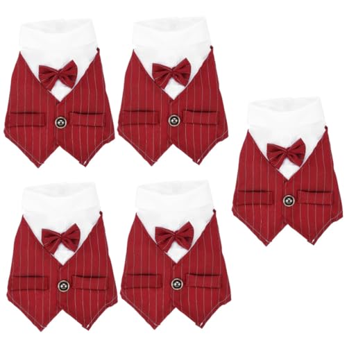Abaodam 5st Haustieranzug Haustier Hund Anzug Hund Verkleiden Hundekleid Hochzeitskostüm Katze Jungen Kostüme Haustierbekleidung Hundekostüme Für Kleine Hunde Kleiner Hund Polyester Schal Abaodam 5st Haustieranzug Haustier Hund Anzug Hund Verkleiden Hundekleid Hochzeitskostüm Katze Jungen Kostüme Haustierbekleidung Hundekostüme Für Kleine Hunde Kleiner Hund Polyester Schal von Abaodam