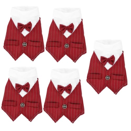 Abaodam 5 Stücke Hochzeit Anzug Fliege Kätzchen Bekleidung Dekorative Kleidung Haustier Kleid Foto Prop Abaodam 5 Stücke Hochzeit Anzug Fliege Kätzchen Bekleidung Dekorative Kleidung Haustier Kleid Foto Prop von Abaodam