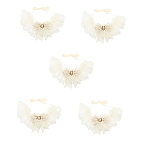Abaodam 5st Hochzeitsschal Für Haustiere Hundeschal Mit Spitzendekor Hundehalsband Fliege Hundehochzeitshalsband Haustier Schal Lätzchen Bandana Für Hunde Perle Weiß Weihnachten Baumwolle Abaodam 5st Hochzeitsschal Für Haustiere Hundeschal Mit Spitzendekor Hundehalsband Fliege Hundehochzeitshalsband Haustier Schal Lätzchen Bandana Für Hunde Perle Weiß Weihnachten Baumwolle von Abaodam
