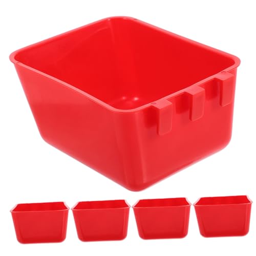 Abaodam 6 Stück Hängende Futternäpfe für Vögel Futter und Wasserschalen aus Pe für Käfige für Papageien Hühner und Kaninchen Einfach zu Reinigen und Langlebig Abaodam 6 Stück Hängende Futternäpfe für Vögel Futter und Wasserschalen aus Pe für Käfige für Papageien Hühner und Kaninchen Einfach zu Reinigen und Langlebig von Abaodam