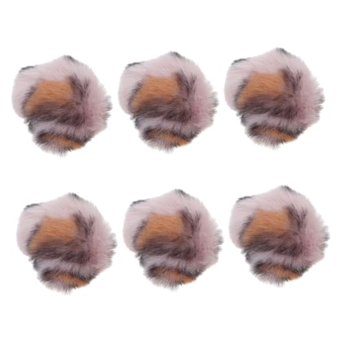 Abaodam 6 Stück Interaktiver Katzenspielzeugball Kätzchen Bälle Für Katzenbälle Interaktives Katzenballspielzeug Kratzball Für Kätzchen Cat Chase Toy Katzenkratzer Plüsch Kaffee von Abaodam