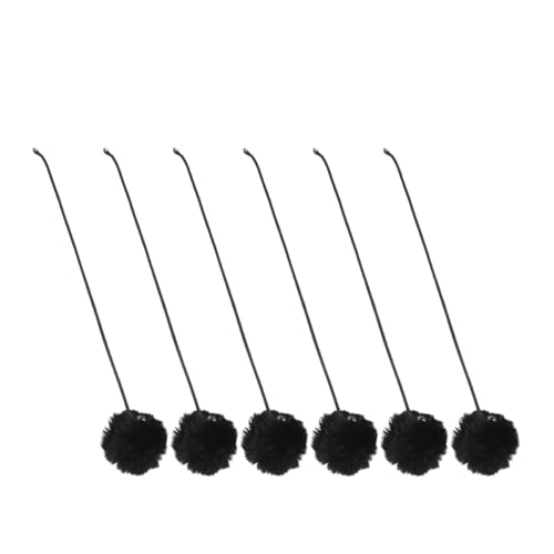 Abaodam 6 Stück Katzen Bälle Interaktive Handgemachte Katzenspielzeuge für Indoor Katzen Sicheres und Strapazierfähiges Zubehör für Kätzchen von Abaodam
