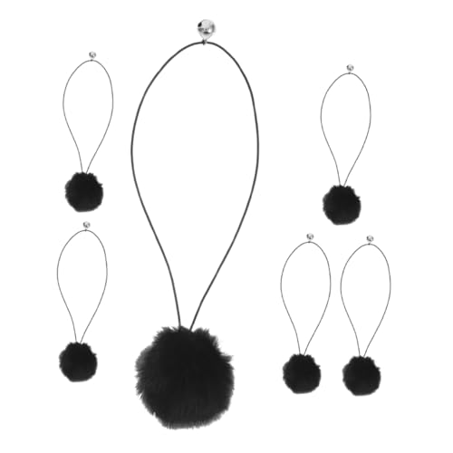 Abaodam 6 Stück Katzenkratzbaum Ersatzball Katzenkratzbaum Spielzeugball Katzenkratzbaum Zubehör Kratzbäume Hängeball Austauschbarer Katzenfederball Schwarzer Plüsch Abaodam 6 Stück Katzenkratzbaum Ersatzball Katzenkratzbaum Spielzeugball Katzenkratzbaum Zubehör Kratzbäume Hängeball Austauschbarer Katzenfederball Schwarzer Plüsch von Abaodam