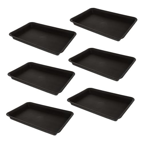 Abaodam 6 Stück Blumentopfuntersetzer Rechteckige Wasserschalen für Topfpflanzen Kunststoff Blumentopfplatten für Garten und Balkon Langlebig und Bruchsicher für und Außenbereich Abaodam 6 Stück Blumentopfuntersetzer Rechteckige Wasserschalen für Topfpflanzen Kunststoff Blumentopfplatten für Garten und Balkon Langlebig und Bruchsicher für und Außenbereich von Abaodam