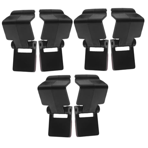 Abaodam 6 Stück Schildkrötenpanzer-Anti-eskaping-Schloss Clips Für Terrariendeckel Terrariendeckelklemmen Schlangen-tankdeckelschloss Deckelklammern Für Aquarien Abs Black von Abaodam