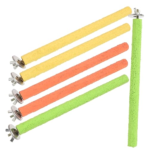 Abaodam 6stücke Holz Vogel Barsch Stehen Pfote Schleifen Sticks Papagei Barsch Grobe Oberfläche Vogel Käfig Stehen Spielzeug Für Nymphensittiche Und Sittiche Abaodam 6stücke Holz Vogel Barsch Stehen Pfote Schleifen Sticks Papagei Barsch Grobe Oberfläche Vogel Käfig Stehen Spielzeug Für Nymphensittiche Und Sittiche von Abaodam