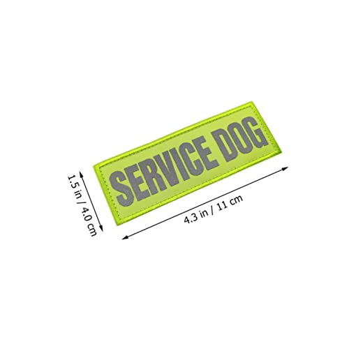 Abaodam 6 Stück Teiliges Reflektierendes Hundegeschirr Patch Selbstklebende Service Hundemarken Wiederverwendbare Aufnäher für Haustiergeschirre Leicht Geeignet für Hunde Zubehör Abaodam 6 Stück Teiliges Reflektierendes Hundegeschirr Patch Selbstklebende Service Hundemarken Wiederverwendbare Aufnäher für Haustiergeschirre Leicht Geeignet für Hunde Zubehör von Abaodam
