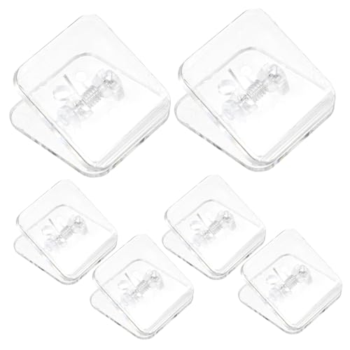 Abaodam 6 Stück Transparentes Hundepad Halter Selbstklebende Clips für Hundetraining und rutschfest für Hundetoiletten und Inkontinenzmatten Einfache Handhabung und Effektive Unterstützung Abaodam 6 Stück Transparentes Hundepad Halter Selbstklebende Clips für Hundetraining und rutschfest für Hundetoiletten und Inkontinenzmatten Einfache Handhabung und Effektive Unterstützung von Abaodam