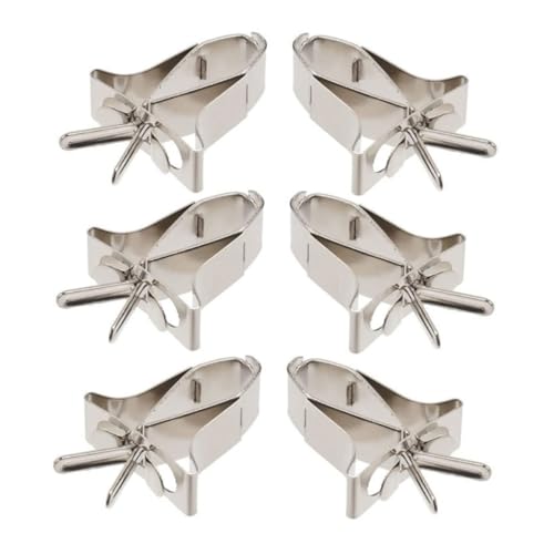 Abaodam 6 Stück Vogel Futter Clips Käfig Futterhalter für Gemüse Praktische Fütterungslösung für Papageien und Kleine Haustiere zu Installieren und Sicher Hält Käfig und Ordentlich Abaodam 6 Stück Vogel Futter Clips Käfig Futterhalter für Gemüse Praktische Fütterungslösung für Papageien und Kleine Haustiere zu Installieren und Sicher Hält Käfig und Ordentlich von Abaodam