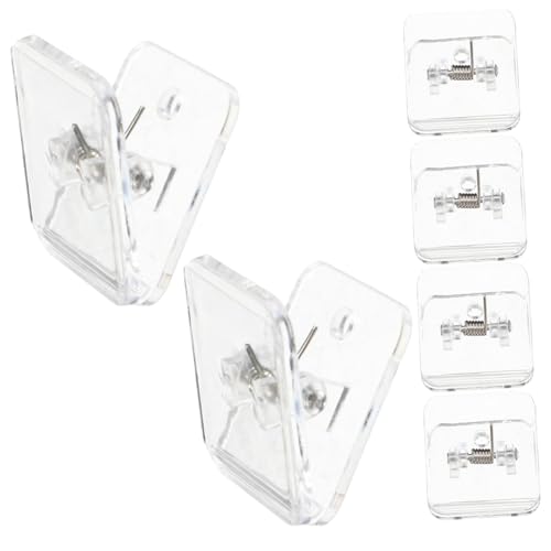 Abaodam 6 x selbstklebende Wandclips für drinnen und draußen, rutschfestes Design für sichere Platzierung, verbesserte Trainingseffizienz, 6 Stück Abaodam 6 x selbstklebende Wandclips für drinnen und draußen, rutschfestes Design für sichere Platzierung, verbesserte Trainingseffizienz, 6 Stück von Abaodam