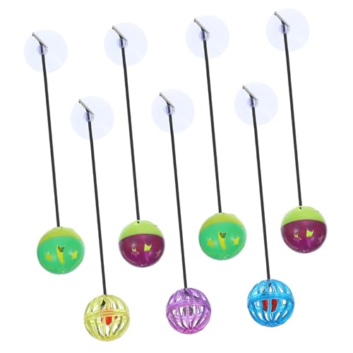 Abaodam 7stücke Reptilienspielzeug Mit Glockenball Und Saugnapf Für Haushalt Eidechsen Geckos Bartagamen Kletterndes Spielzeug Zum Beißen Und Jagen Von Futter Abaodam 7stücke Reptilienspielzeug Mit Glockenball Und Saugnapf Für Haushalt Eidechsen Geckos Bartagamen Kletterndes Spielzeug Zum Beißen Und Jagen Von Futter von Abaodam